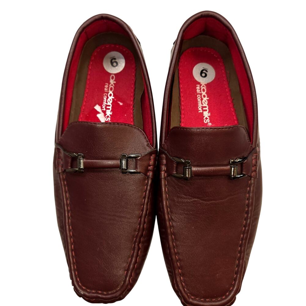 Akademiks  9 Men's Dress Shoes Brown Loafer Boy's